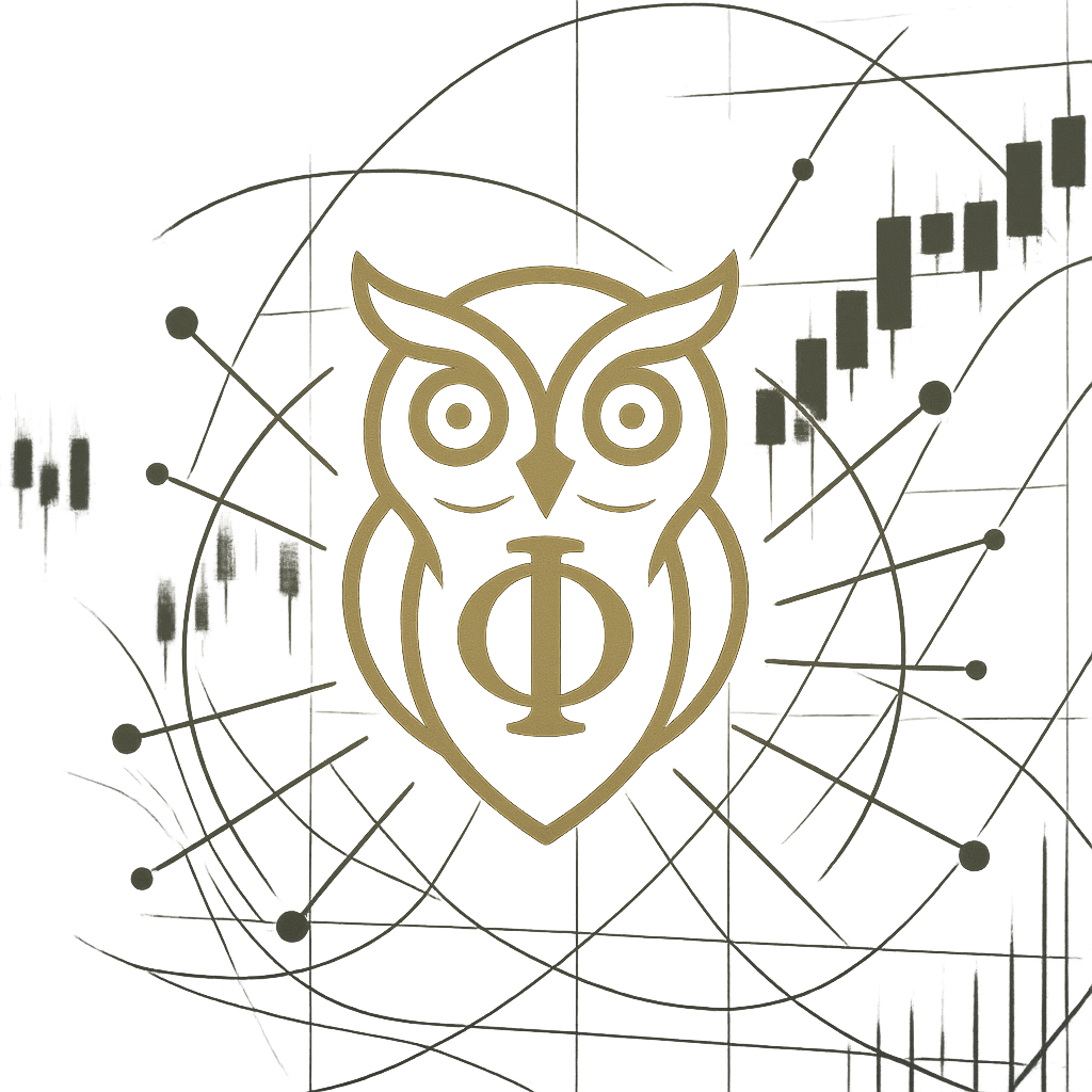 representation of a wise trader using greeks and stock symbols